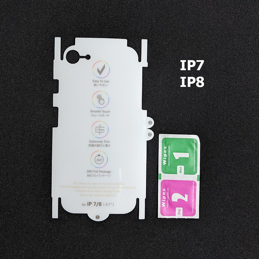 Dán chống xước PPF mặt lưng full viền Iphone 7 - iPhone 8