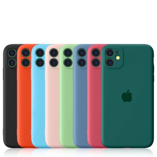 Ốp lưng chống bẩn full viền, CÓ BẢO VỆ CAMERA cho iPhone từ iPhone X đến iPhone 11pro Max rất nhiều màu HÀNG ĐẸP GIÁ SỈ.