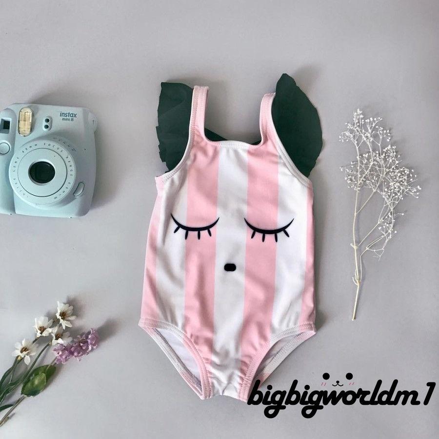 Bộ đồ bơi sọc dễ thương cho bé gái