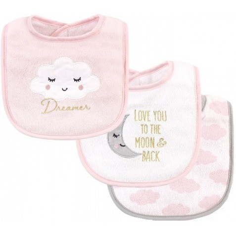 Set 3 yếm ăn dặm bé gái