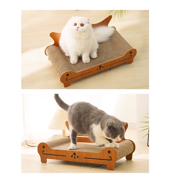 Bàn Cào Móng Cho Mèo Xã Stress Vui Nhộn / Đồ Chơi Cào Móng Cho Mèo