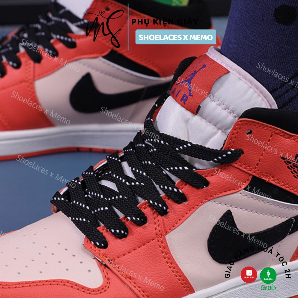 Dây Giày Nike AF1 AJ1 - Dây giày Jordan phối màu Basic Phong Cách NB Memolaces