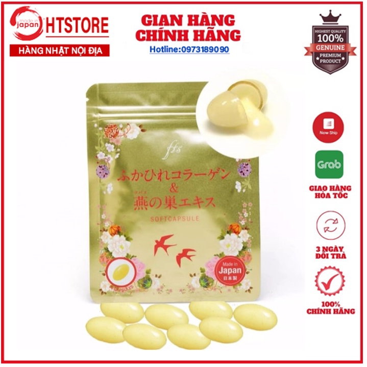 Túi 30 Viên Uống Collagen Tươi Nhật Bản - HÀNG CHÍNH HÃNG BAO CHUẨN