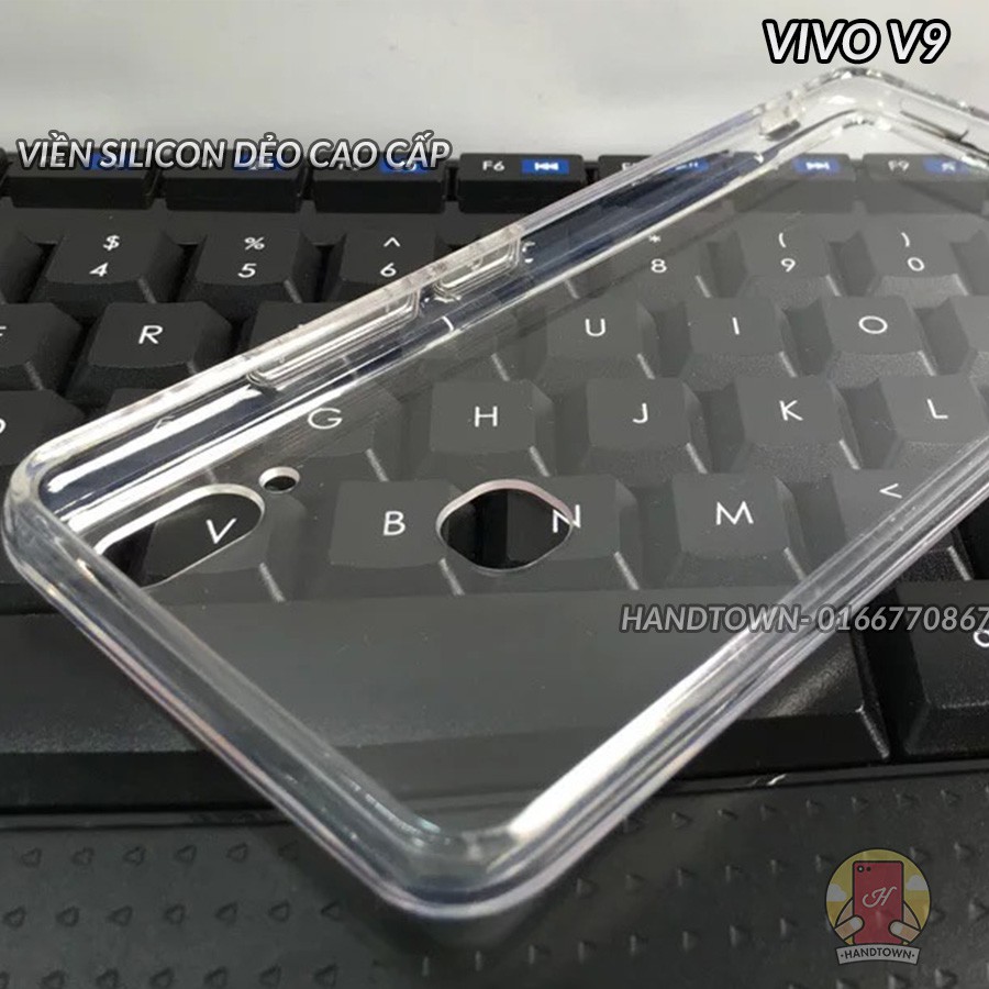 Ốp Vivo V9_ốp viền silicon thiết kế chi tiết