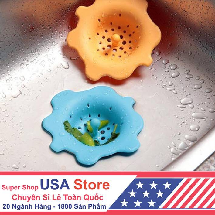 Giỏ Chặn Lọc Rác Bồn Rửa Bát Kiểu Bông Hoa - Dễ Dàng Đổ Rác Nhanh Chóng, Sạch Sẽ
