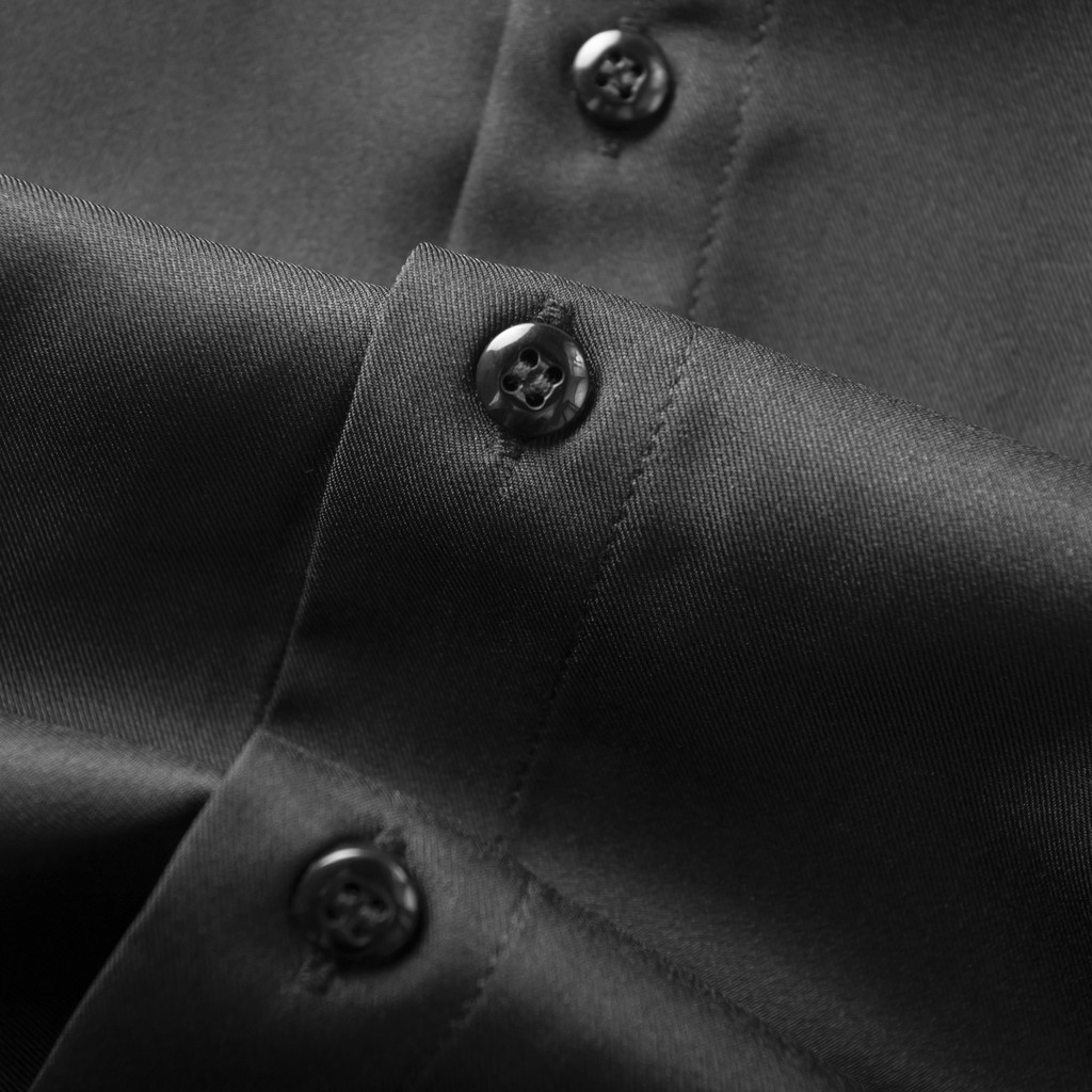 Áo sơ mi trơn dài tay cổ tàu LADOS - 1740 phong cách Hàn Quốc chất mềm mịn thấm hút mồ hôi | BigBuy360 - bigbuy360.vn