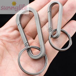 Móc khóa Carabiner bằng hợp kim titan nhẹ cho balo/hoạt động ngoài trời