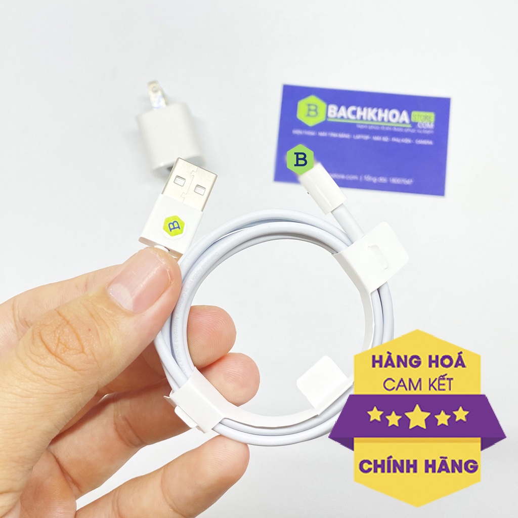 Bộ sạc iP chính hãng - Bền bỉ, chắc chắn dành cho iP5,5s,6,6s,6plus,7,7plus,8,8,plus,x,xs,xsm,xr,11