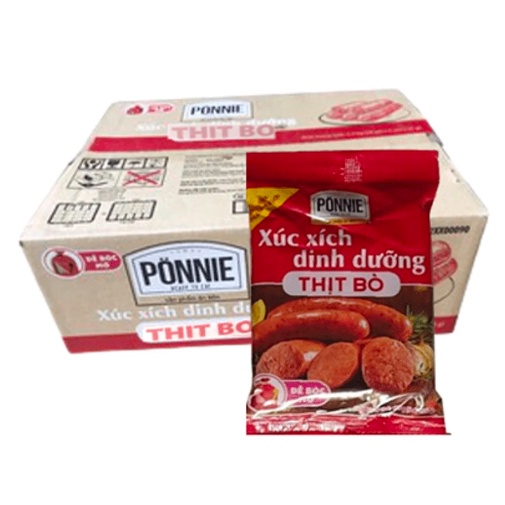 Thùng 20 gói x  Xúc Xích PONNIE
