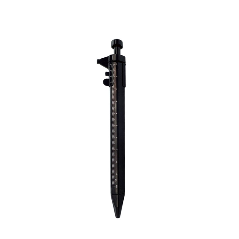 Bút Bi Tích Hợp Thước Đo 0-10cm Có Thể Thu Gọn Tiện Dụng Cho Học Sinh