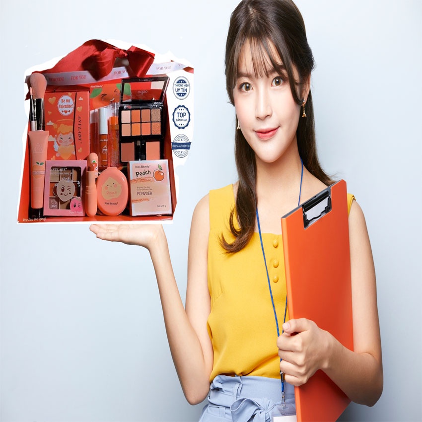 [Miễn Phí Vận Chuyển Toàn Quốc]Bộ Trang Điểm 10 Món Makeup Siêu Xinh,Quyến Rũ.Chất Phấn Siêu Mịn,Bám Lâu,Son Kem Siêu Lì