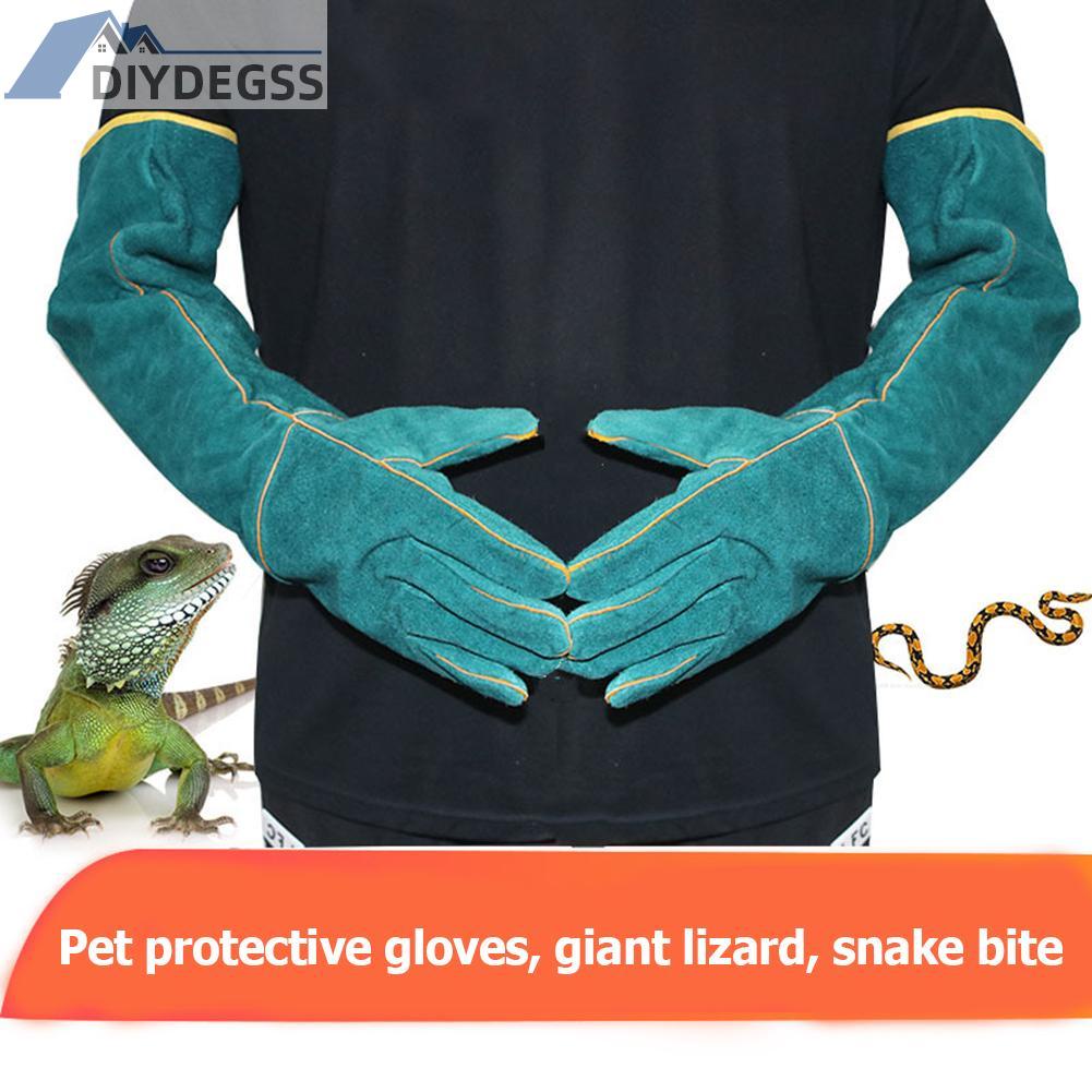 Diydegss2 1 Pair Anti-bite Gloves for Catch Dog Cat Pet Grasping Protective Gloves