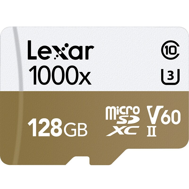 Thẻ nhớ microSDXC Lexar Professional 128GB 1000x UHS-II U3 V60 Read 150MB/s / Write 90MB/s (Đen) - Kèm reader 3.0