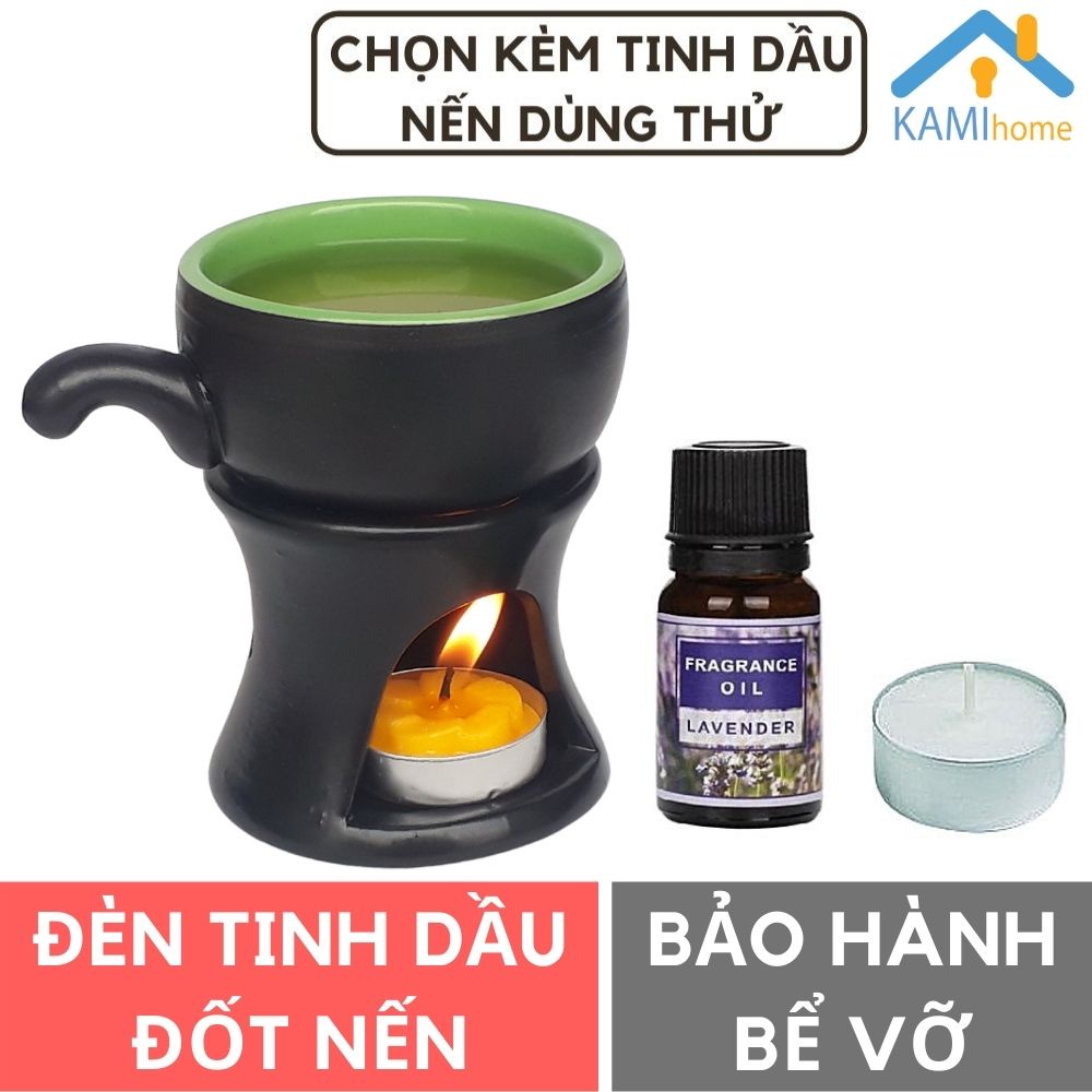 Đèn xông tinh dầu đốt nến thơm phòng đuổi muỗi dạng Tách uống trà cà phê và mẫu khác mã 25004