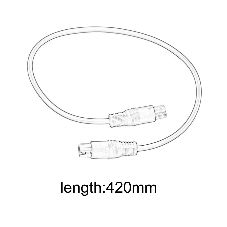 Black 9-PIN Mini TO 9-PIN Mini Din Signal Cable For Genesis 2 Scart Cable