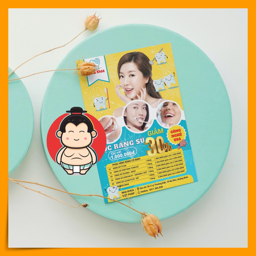 Tờ Rơi A5  - Giấy C150 Cao Cấp Dày Dặn, Lán Bóng - In Nhanh Giá Rẻ