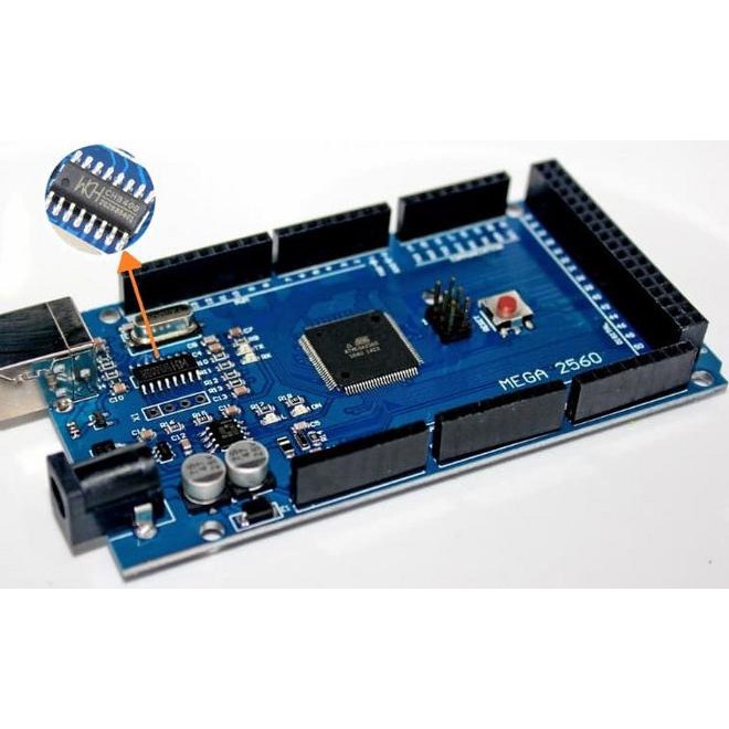 Chip Mở Rộng Arduino Mega 2560 R3 Ch340 Chuyên Dụng