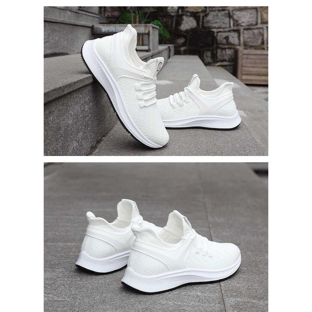 Giày nam giá rẻ siêu êm siêu nhẹ vải bata dệt kim xuất khẩu cao cấp đẹp 2020 BOM 004T | BigBuy360 - bigbuy360.vn