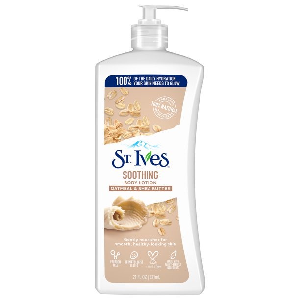 Sữa dưỡng thể St.ives Soothing Oatmeal &amp; Shea Butter 621ml