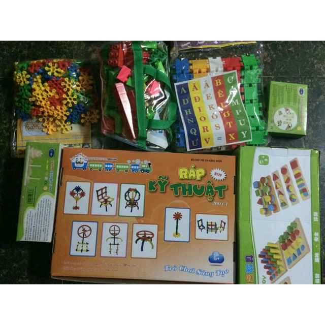 COMBO ĐỒ CHƠI GIÁO DỤC + HỌC LIỆU