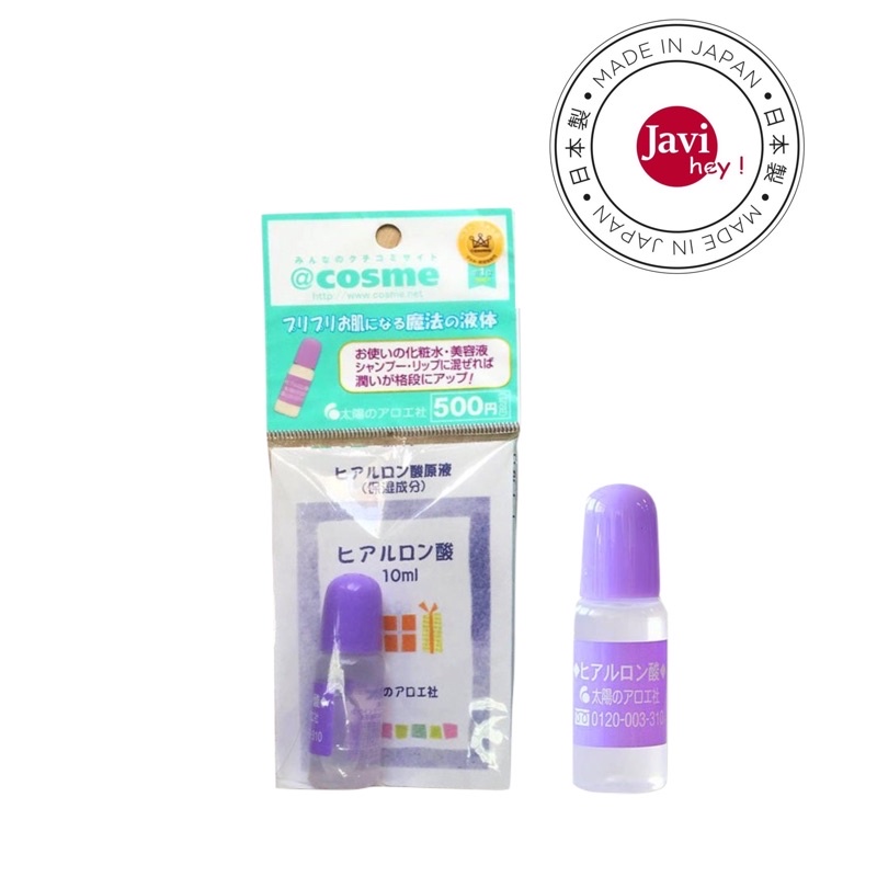 Serum HA Hyaluronic Acid Nhật Bản 10ml, tinh chất sẻum Ha giúp căng mọng da