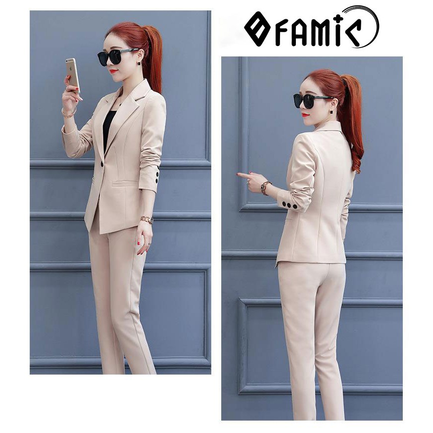 Set Vest Nữ ❤️𝑭𝑹𝑬𝑬𝑺𝑯𝑰𝑷❤️ Bộ Vest Nữ Công Sở Hàn Quốc Sang Trọng Và Cá Tính | BigBuy360 - bigbuy360.vn