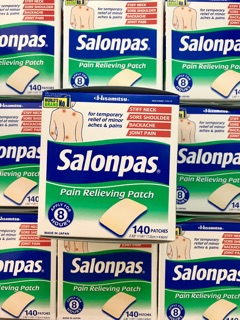 Cao dán Salonpas Pain Relieving Patch 140 miếng