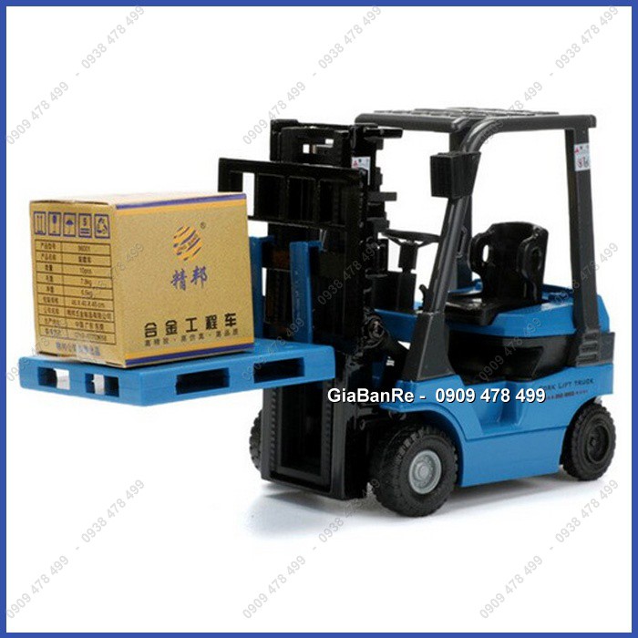 Mô Hình Kim Loại Xe Nâng Hạng Nặng Forklift Tỉ Lệ 1:32 - JB - 9950