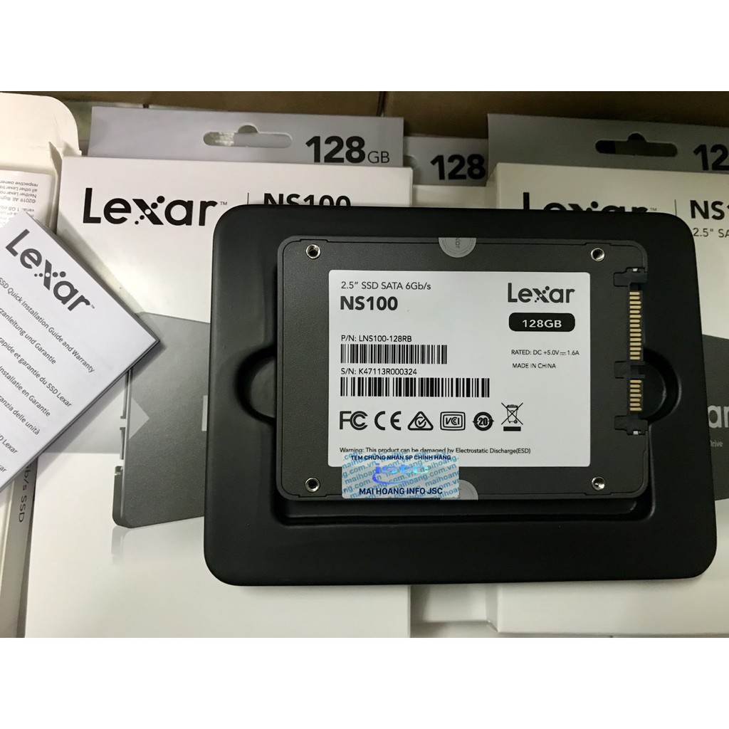 Combo 5c ổ cứng SSD 128GB Lexar- mới nguyên Seal- BH 36 tháng (445k/1c) | WebRaoVat - webraovat.net.vn