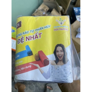 Túi rác tự phân hủy đệ nhất 1kg cao cấp,dẽo dai dày.