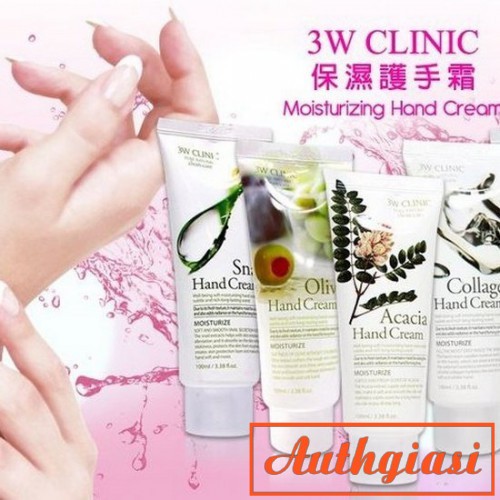 Kem dưỡng da tay 3W Clinic Hand Cream cấp ẩm làm mềm da tay 100ml | BigBuy360 - bigbuy360.vn
