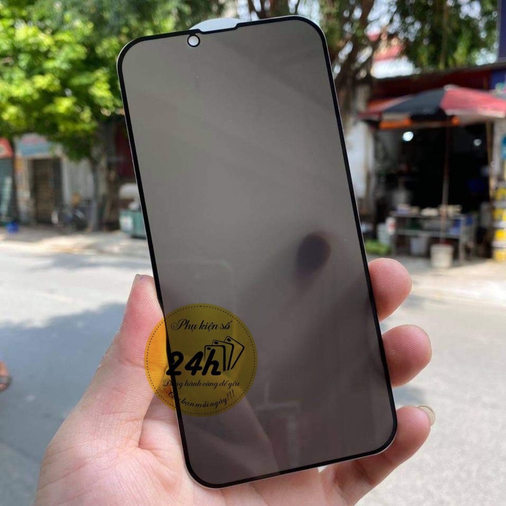 Kính cường lực chống nhìn trộm iP 13 , IP 13 PRO , IP 13 Pro Max Full màn hình