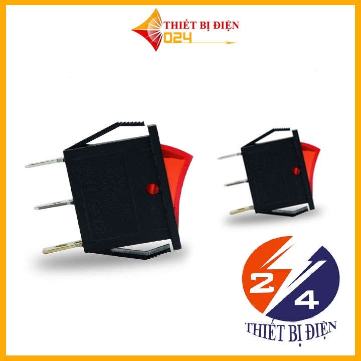 Công Tắc Bập Bênh KCD3-101 16A250V Dùng Trong Ổ Điện ( Có đèn )