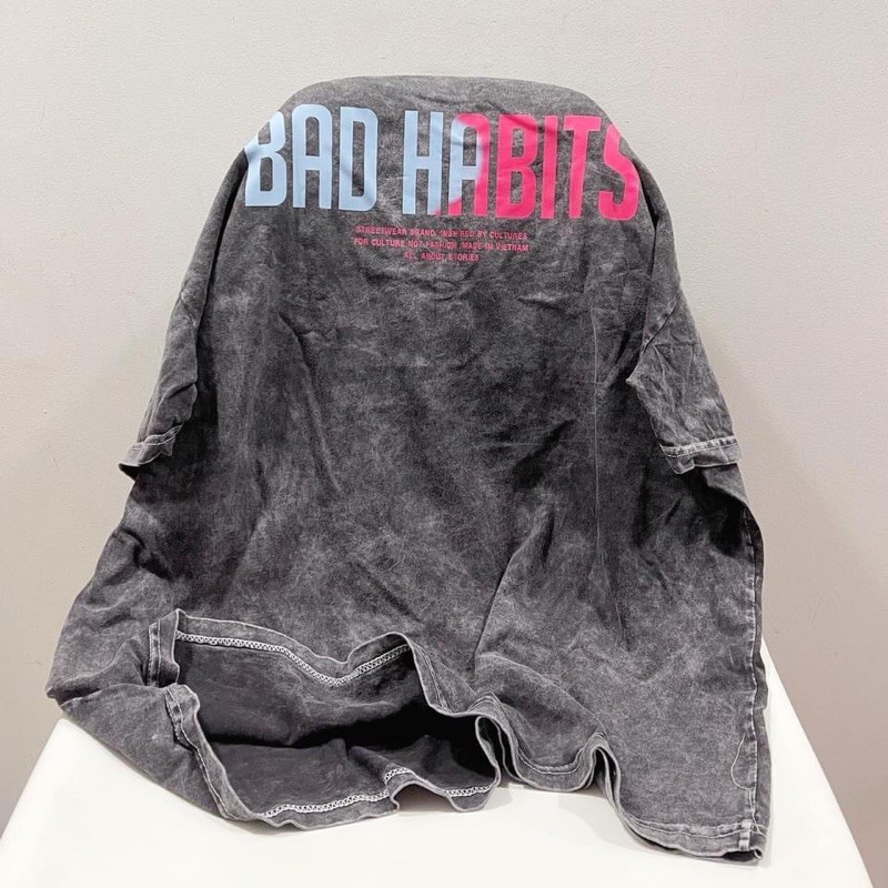(SẴN) Áo Thun Tay Lỡ form rộng ullzang BadHabiitt nam nữ Unisex [ Ảnh thật ] 2t.clothes