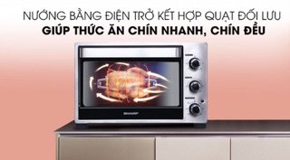 Lò nướng Sharp EO-A323RCSV-ST 32 lít NEW 100%