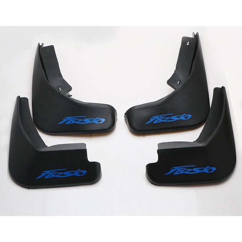 FENDER Set 4 Tấm Chắn Bùn Bằng Nhựa ABS Dành Cho Ô Tô Ford Fiesta 2009-2013