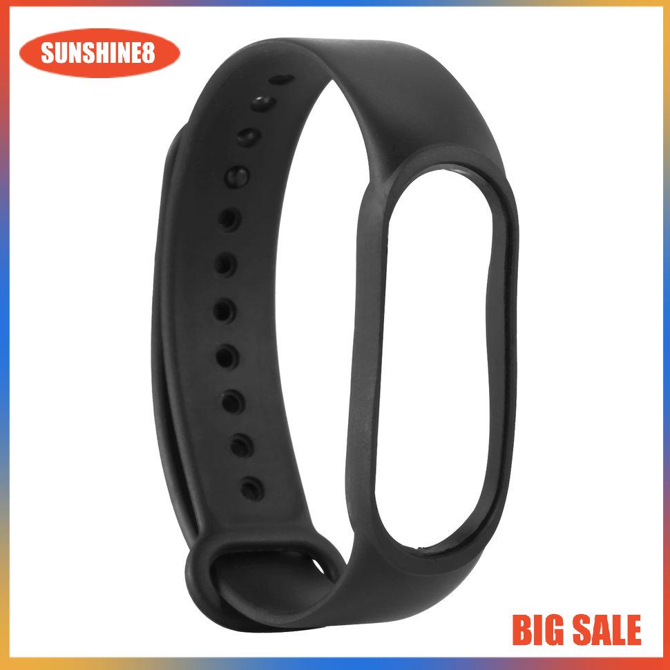 【SUN】Strap For MiBand 7 Silicone Anti-Lost Wristband Bracelet Replacement Strap