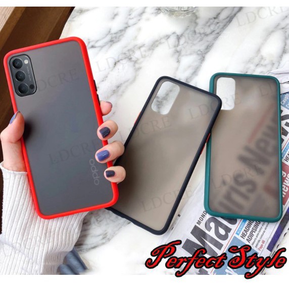 Ốp cao su non nhám mờ Oppo Reno 4 / A52 / A72 / A92 / A53 / F11 / F11 pro / A5 / A9 / A3S / F9 / A5S /A7