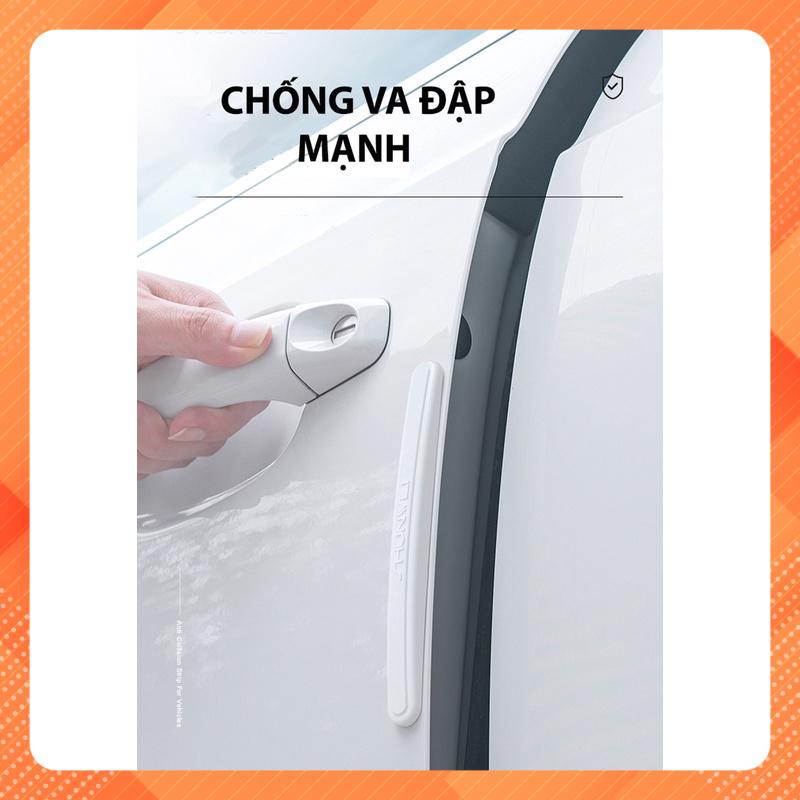 Combo 4 miếng dán chống va đập cửa xe ô tô chất liệu Silicon siêu chịu lực, chống mài mòn