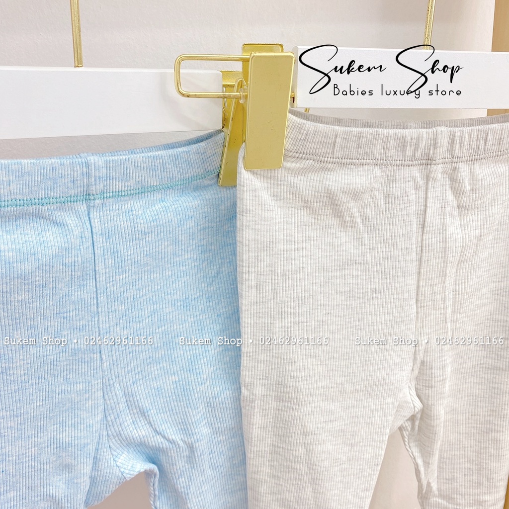 Quần Legging Nous Cạp Chun Cao Cấp Co Giãn Cho Bé