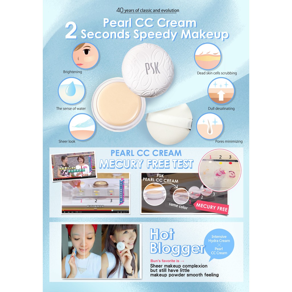 Kem đặc ngọc trai điều chỉnh sắc tố làm đều màu da &amp; trắng da Color Correction Pearl Cream 10g