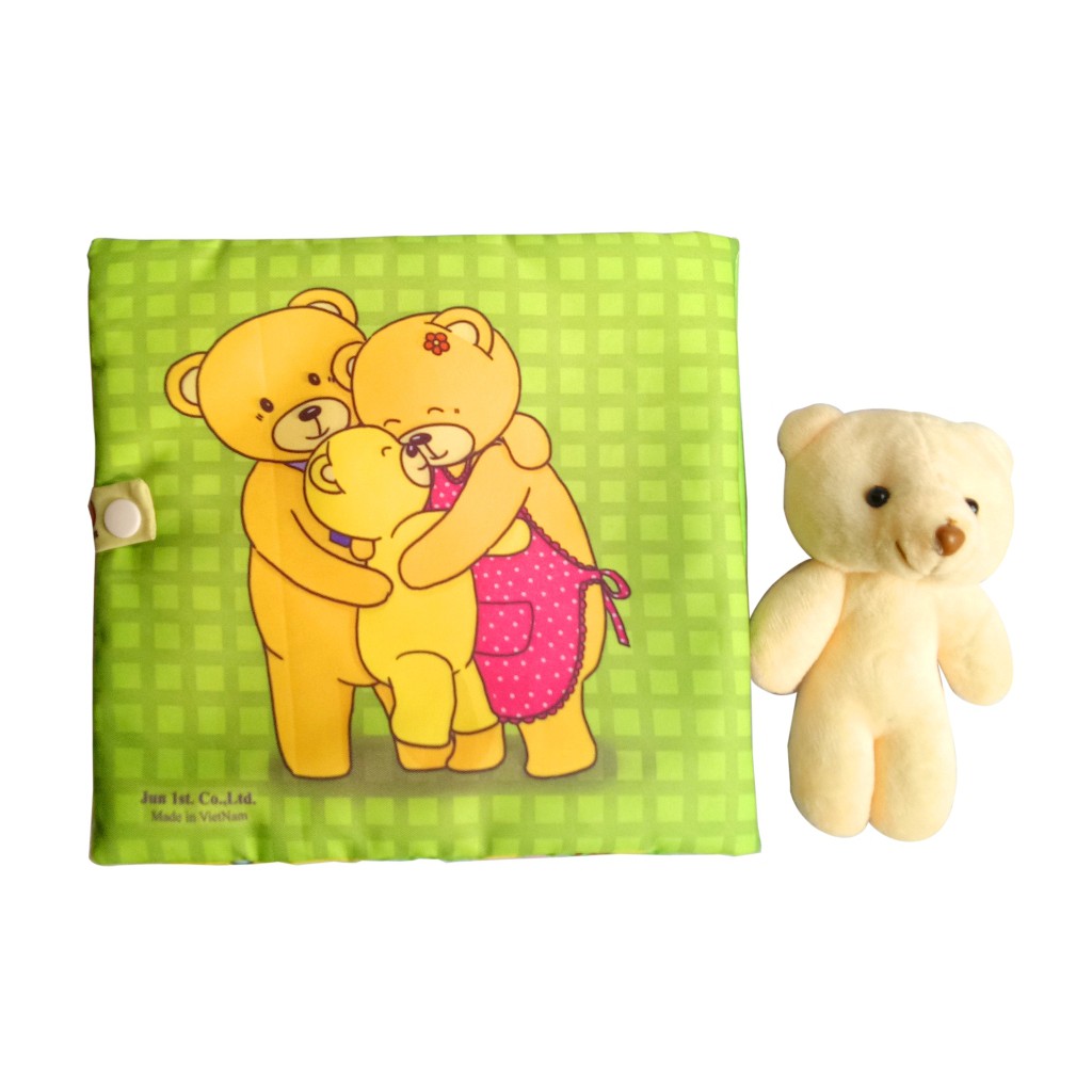 Sách vải Pipo Việt Nam chủ đề một ngày của gấu Boo
