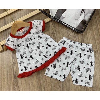 Bộ cotton xuất dư cho bé