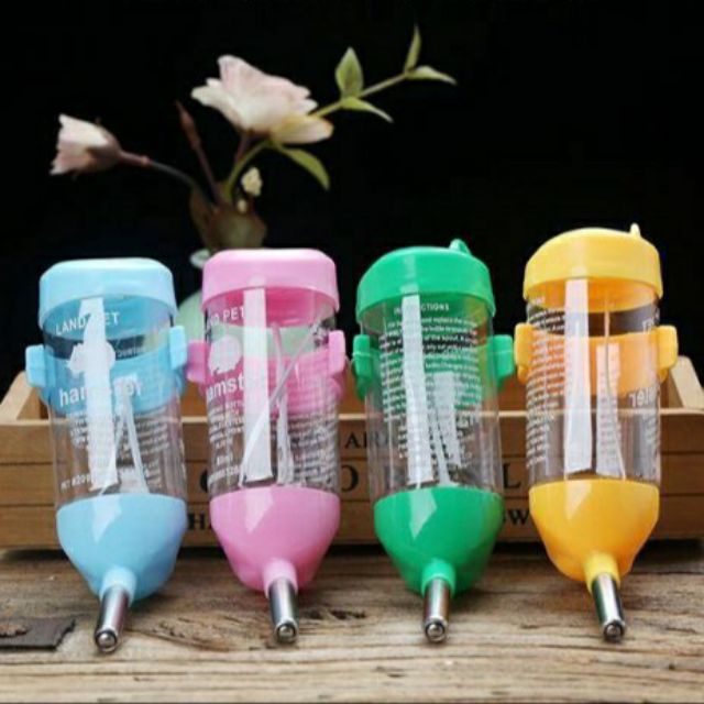 Bình nước bi cho hamster thỏ sóc nhím bọ chó mèo 80ml