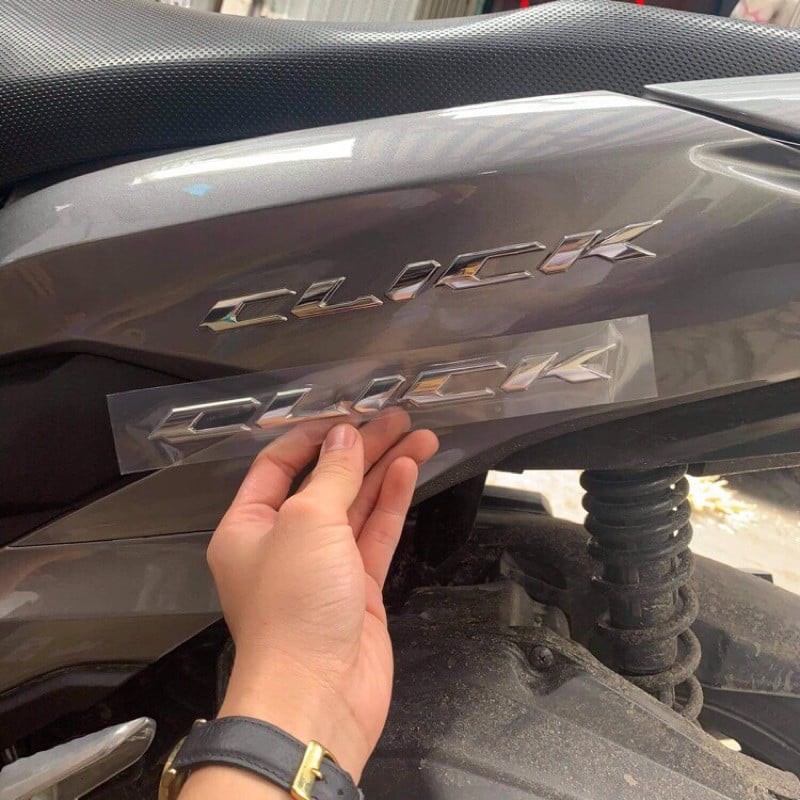Tem Chữ Nổi Click 150i Rin Dành Cho Các Loại Xe Số Tự Động Honda