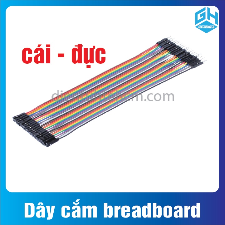 Dây cắm breadboard 40P dài 20cm loại tốt tùy chọn trong phân loại