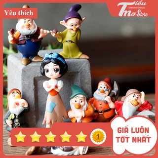 Mô hình Bạch Tuyết và 7 chú lùn - Nhân vật hoạt hình Bạch Tuyết