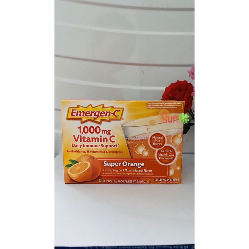 Bột Hoà Tan Emergen-C 1000mg Chuẩn Mỹ