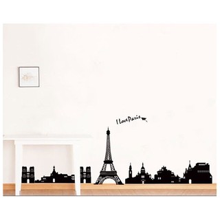 DECAL DÁN TƯỜNG - I LOVE PARIS