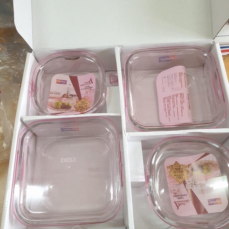 Bộ thuỷ tinh 4 món deli